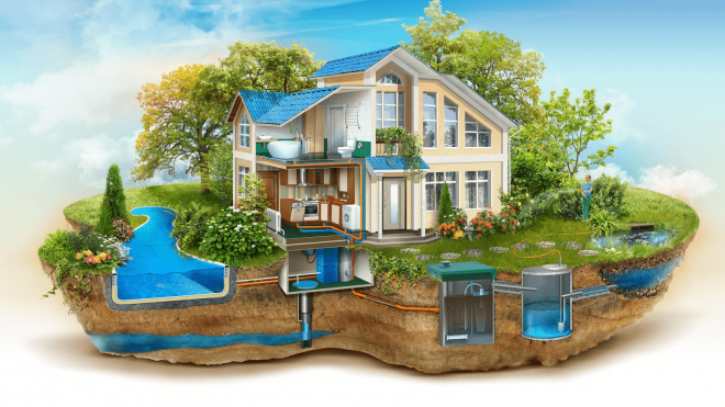 Какой тип канализации лучше подойдет для коттеджа: сравнение систем